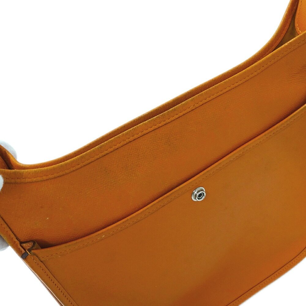 Hermes Hermès Evelyne 2 PM Shoulder Bag, Epsom Leather, Orange, J Stamp - Picture 10 of 16